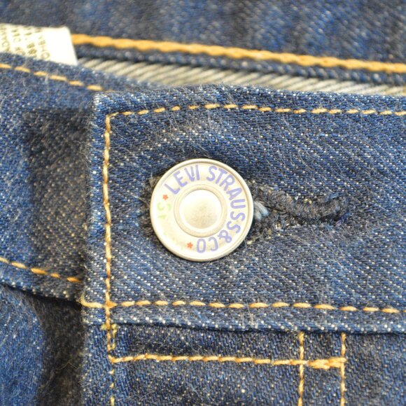 2025 Levi's 501 Selvedge 'Button Your Fly' Edition 34x34 STF [ 33x32 ] Jeans - Picture 9 of 11